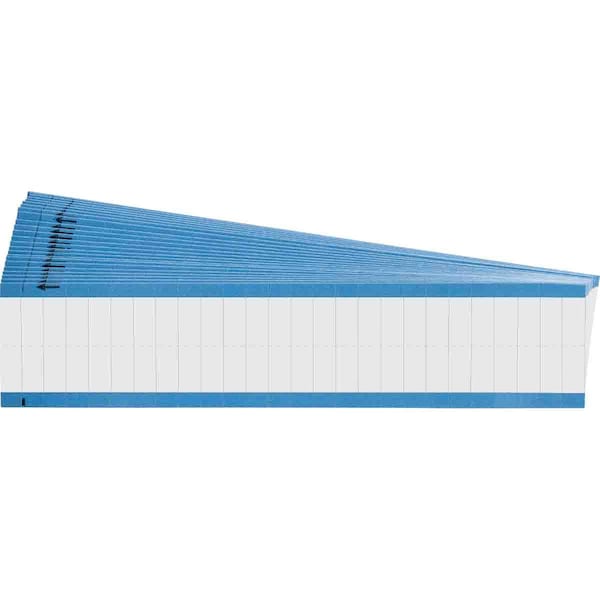NEMA Wire Marker Repositionable Vinyl Cloth 1.50in H x 0.25in W White PK/25 Crds, 25PK